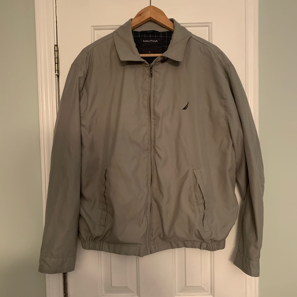 Vintage nautica khaki jacket large @ 3 ea bundle